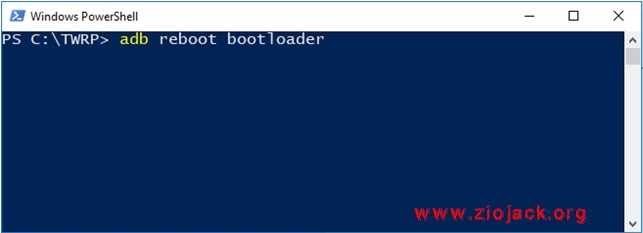 adb reboot boot loader