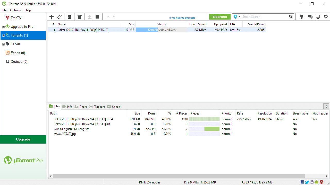 portable torrent client